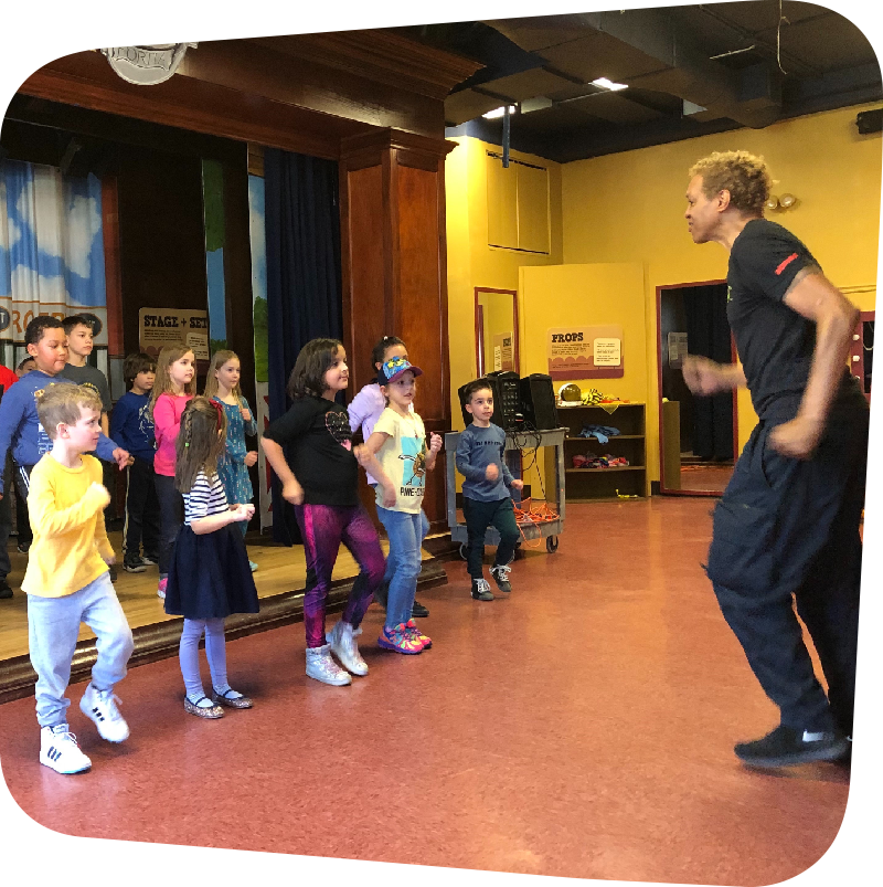 walter rutledge teaching children dance