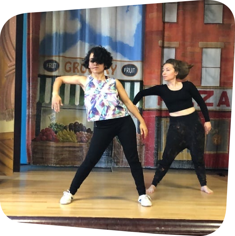anjoli dancing on stage