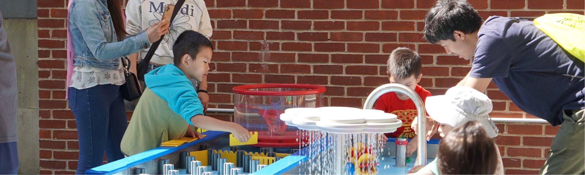 Kids at Water Table